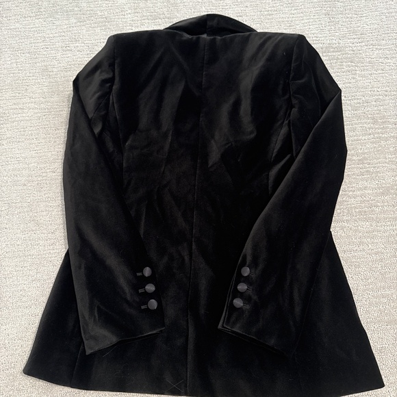 Alice & Olivia Velvet Blazer - Picture 4 of 5